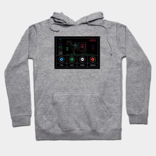 Synthesizer Screen: Delay Hoodie